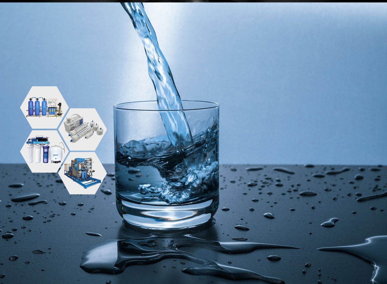AQUA Drops | Water Technology Slide background